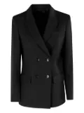 Seventy double-breasted peak-lapels blazer - Black