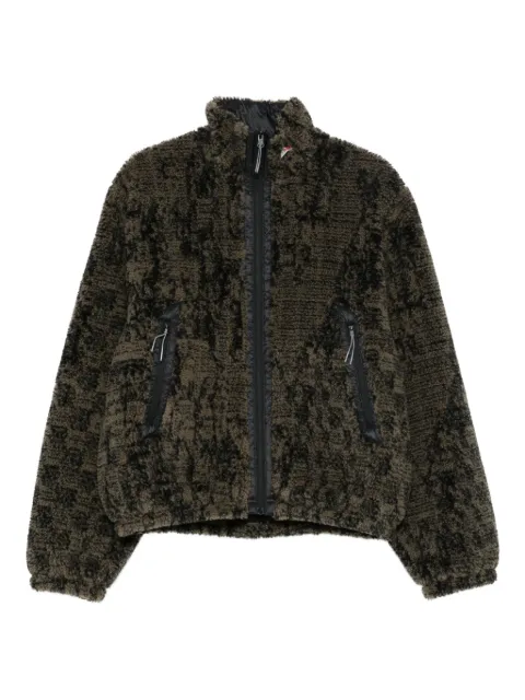ROA Ewe zip-front fleece jacket