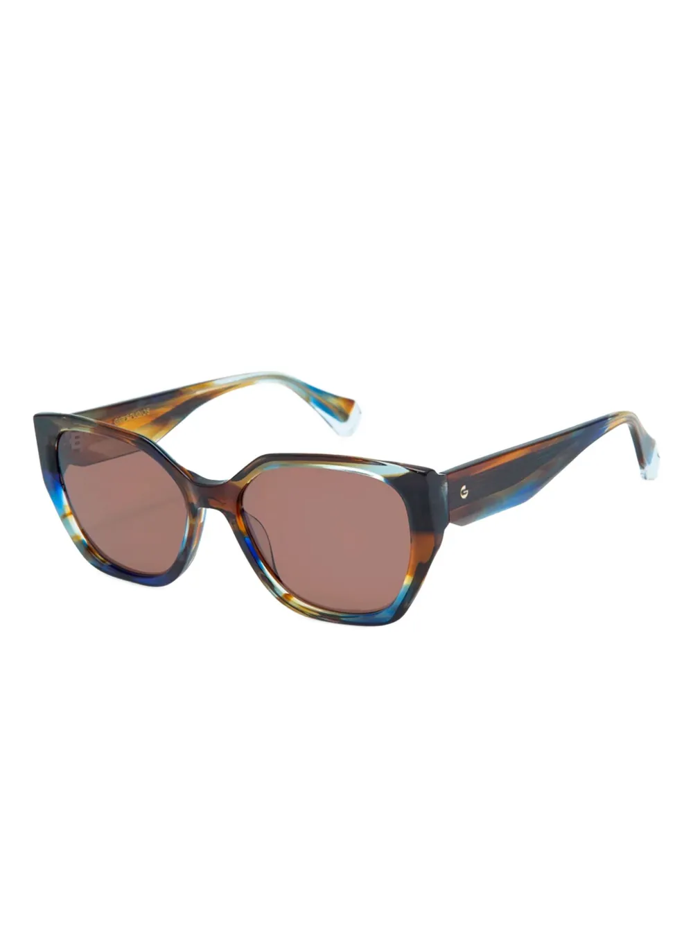 GIGI STUDIOS round-frame sunglasses - Blauw