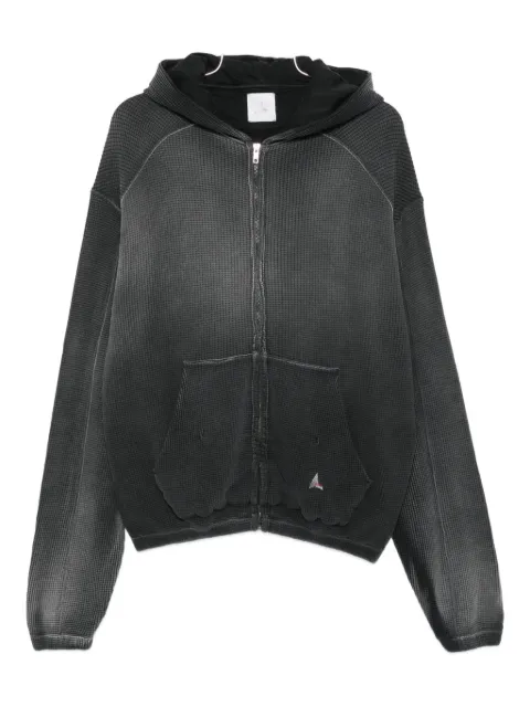 ROA hoodie de tejido gofrado