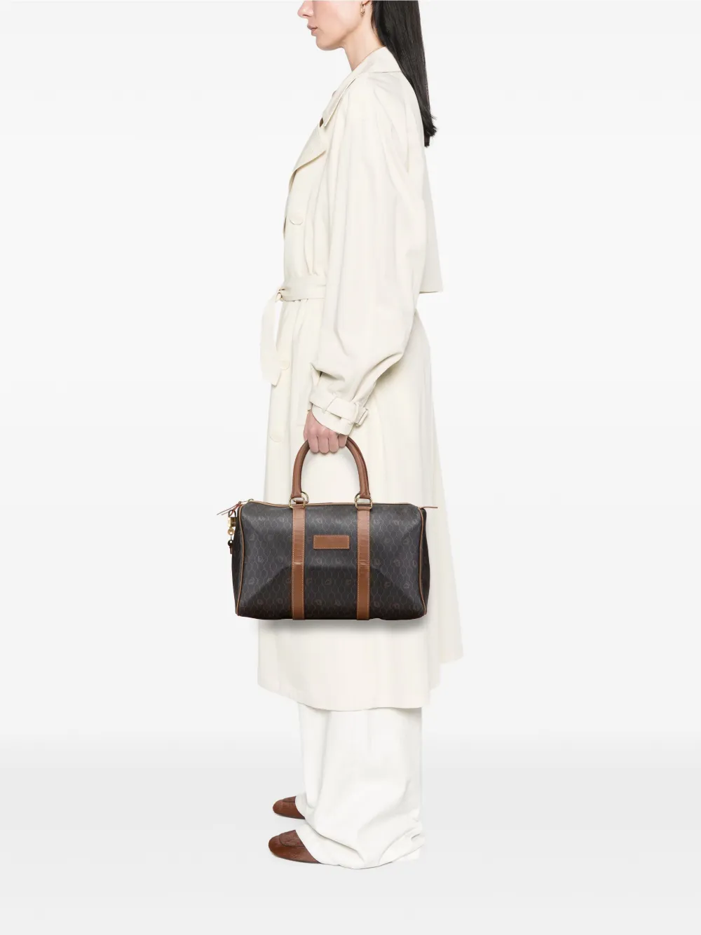 Christian Dior Pre-Owned 20th Century Honeycomb Coated Canvas boston bag | Pre-Owned | Image 2
