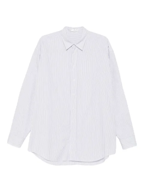 The Row Miller striped long-sleeve shirt