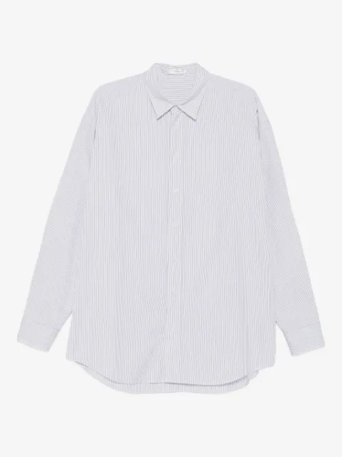 The Row Miller striped long-sleeve shirt