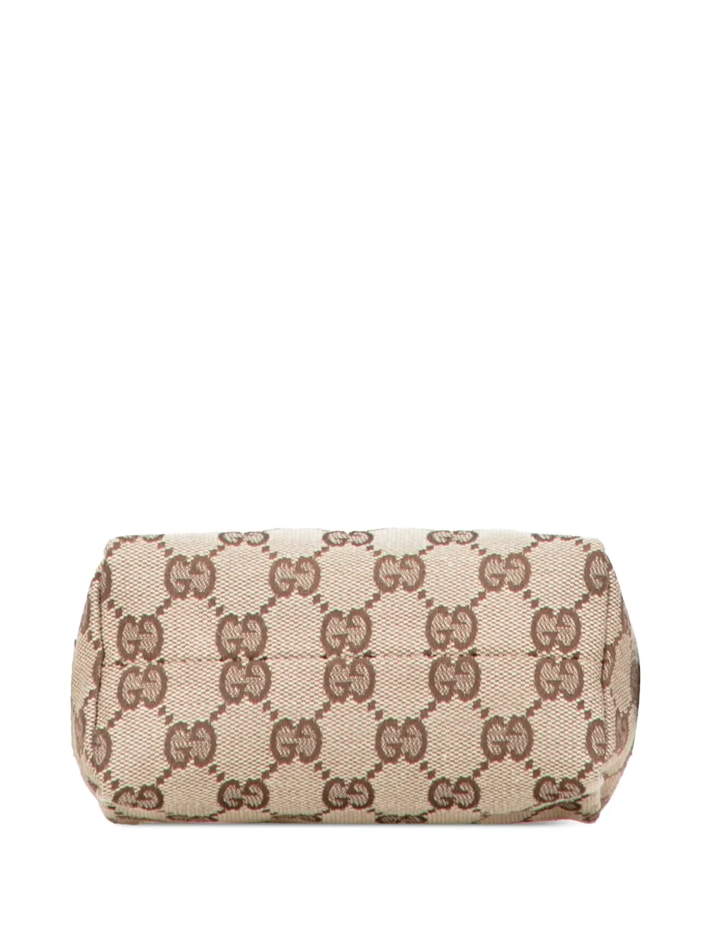Pre-owned Gucci 2000-2015 Gg Canvas Pouch In Brown
