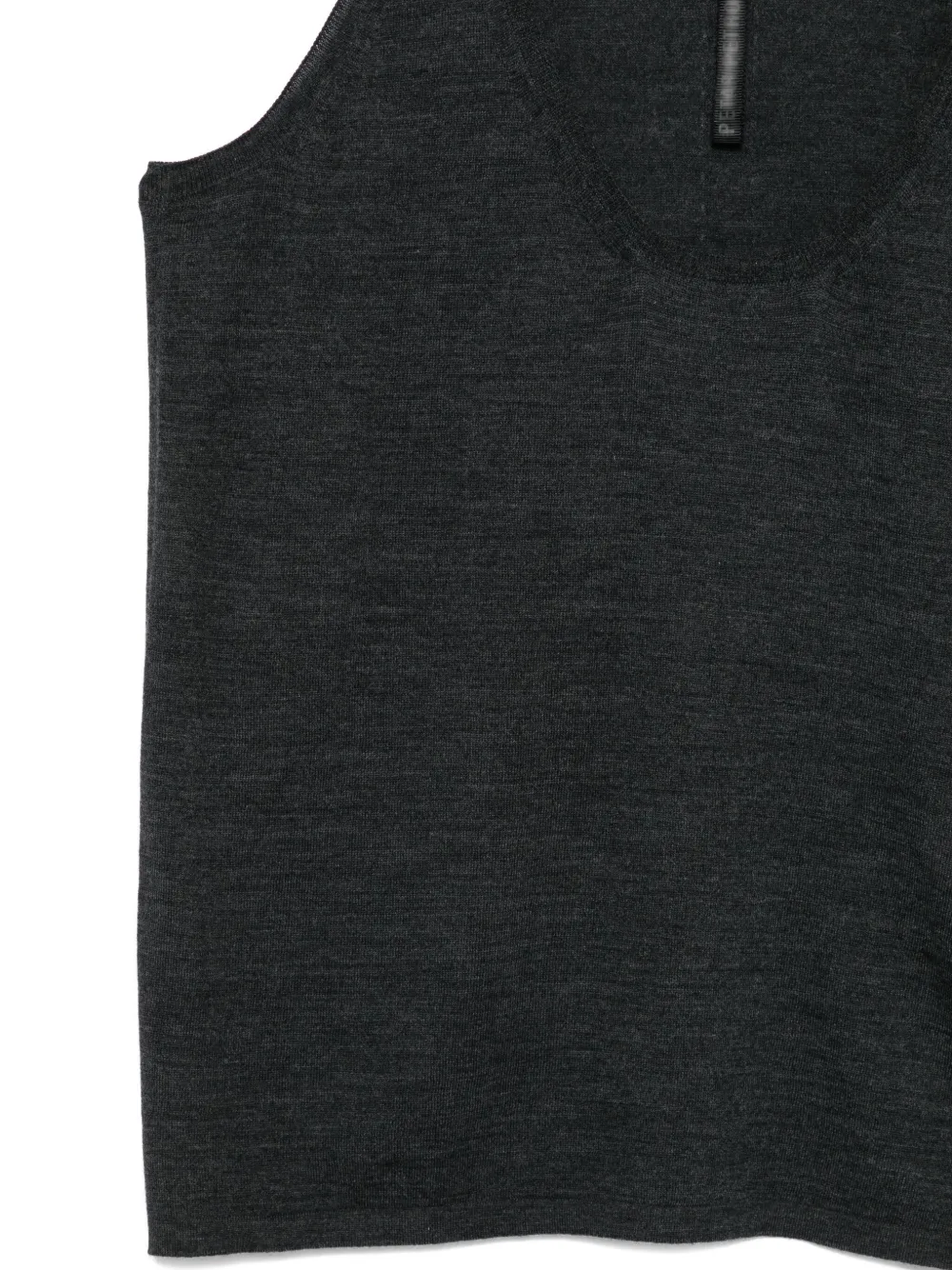 Petar Petrov Wool Scoop-neck Top In Blue