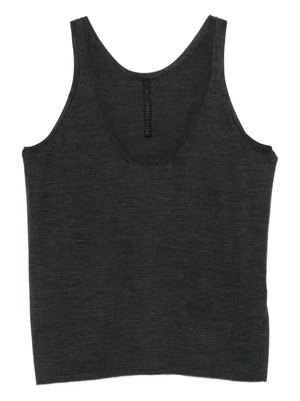 Petar Petrov Wool Scoop-neck Top In Blue