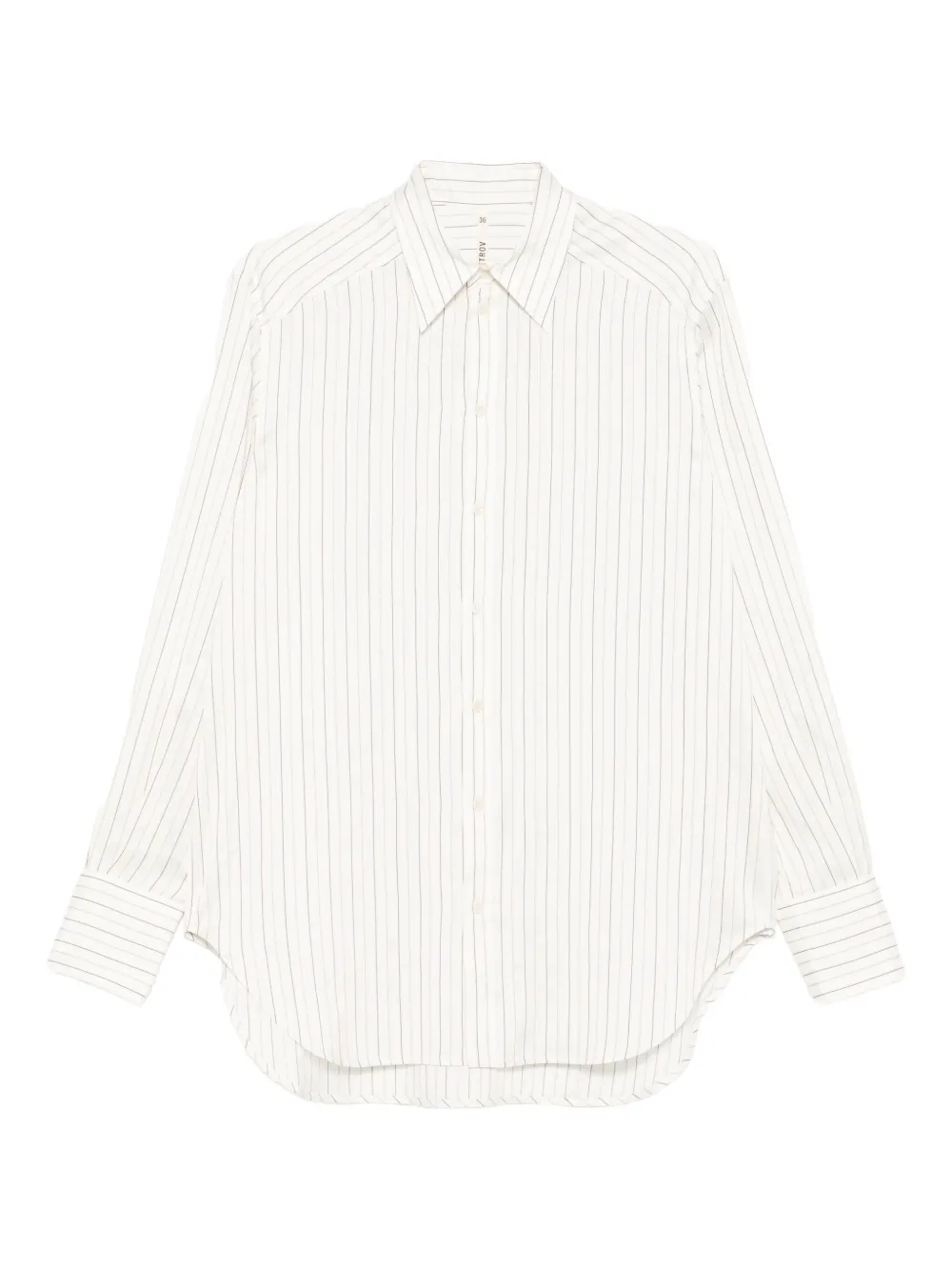 Petar Petrov pinstripe cotton shirt | Neutrals | Image 1