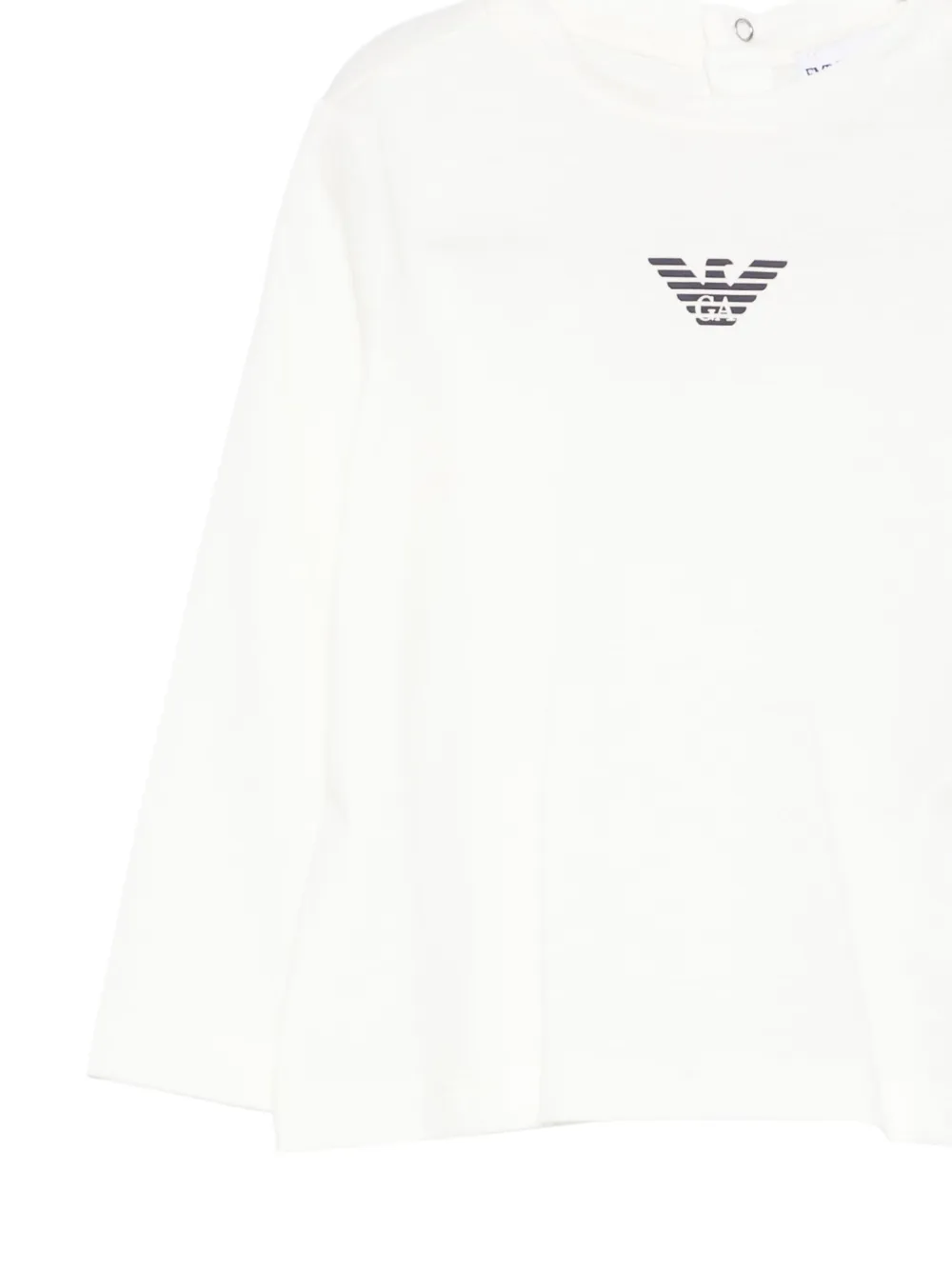 Emporio Armani Kids Top met logoprint Wit