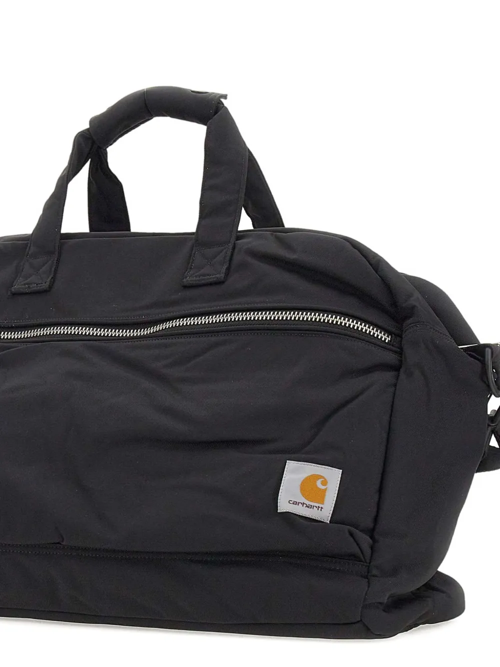 Carhartt WIP Leroy gewatteerde shopper met rits Zwart