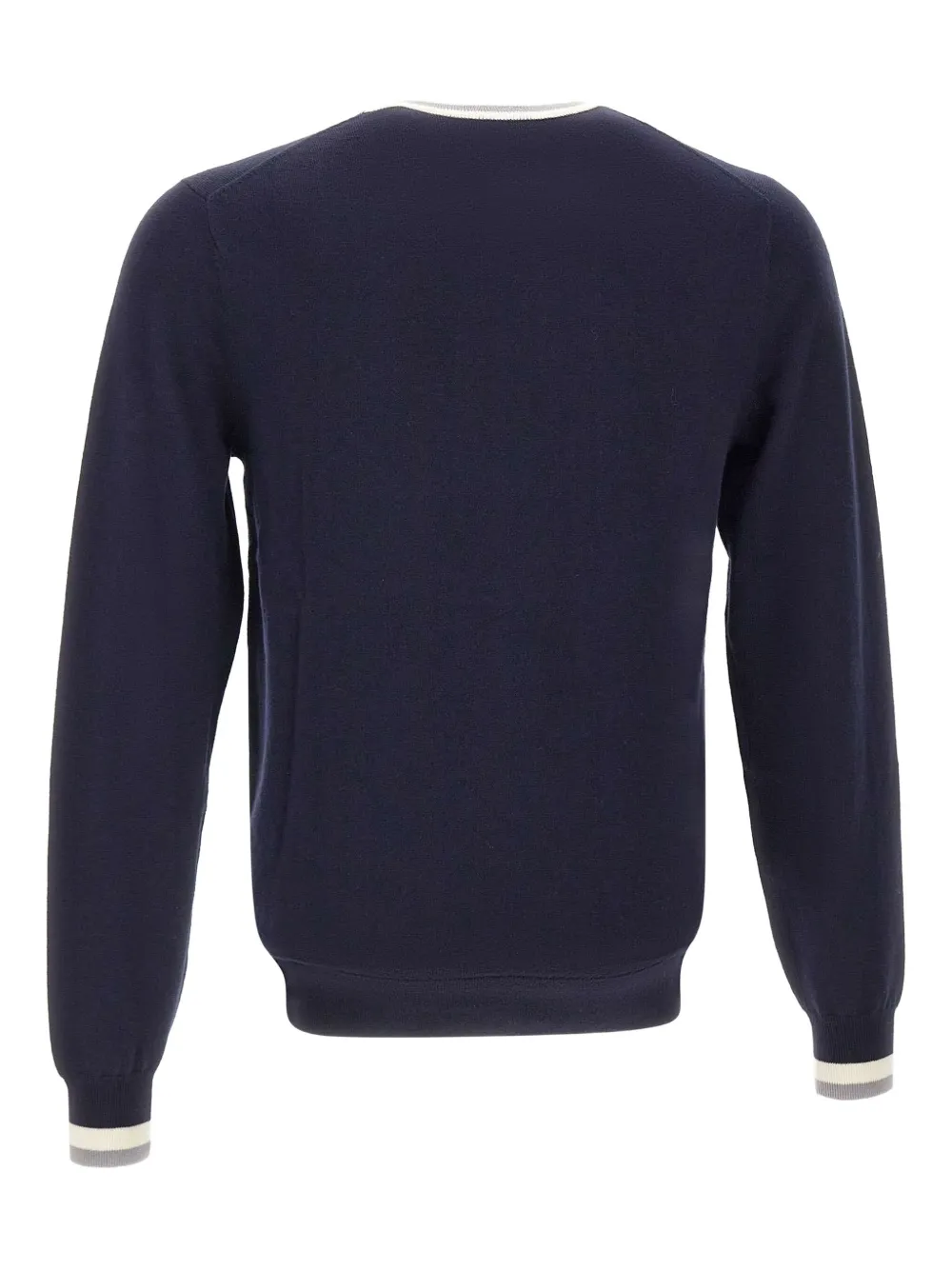 Sun68 Trui met ronde hals met strepen - Blauw