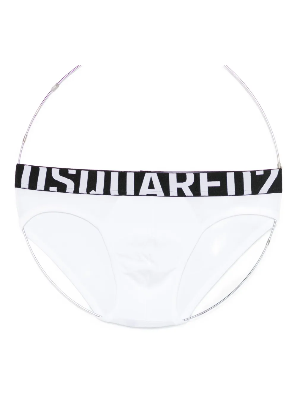Dsquared2 Logo-band Briefs In White