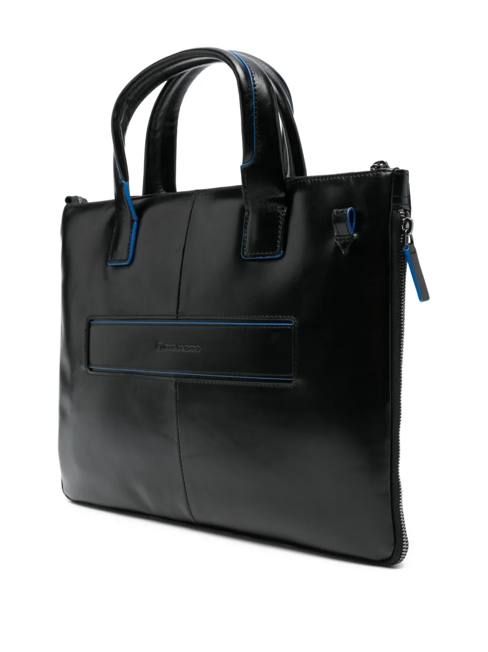 PIQUADRO leather top-handle briefcase | Image 2