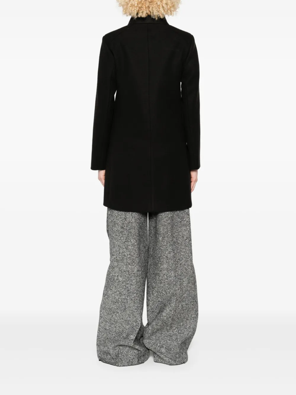 LIU JO Asymmetrische jas met hoge hals Zwart