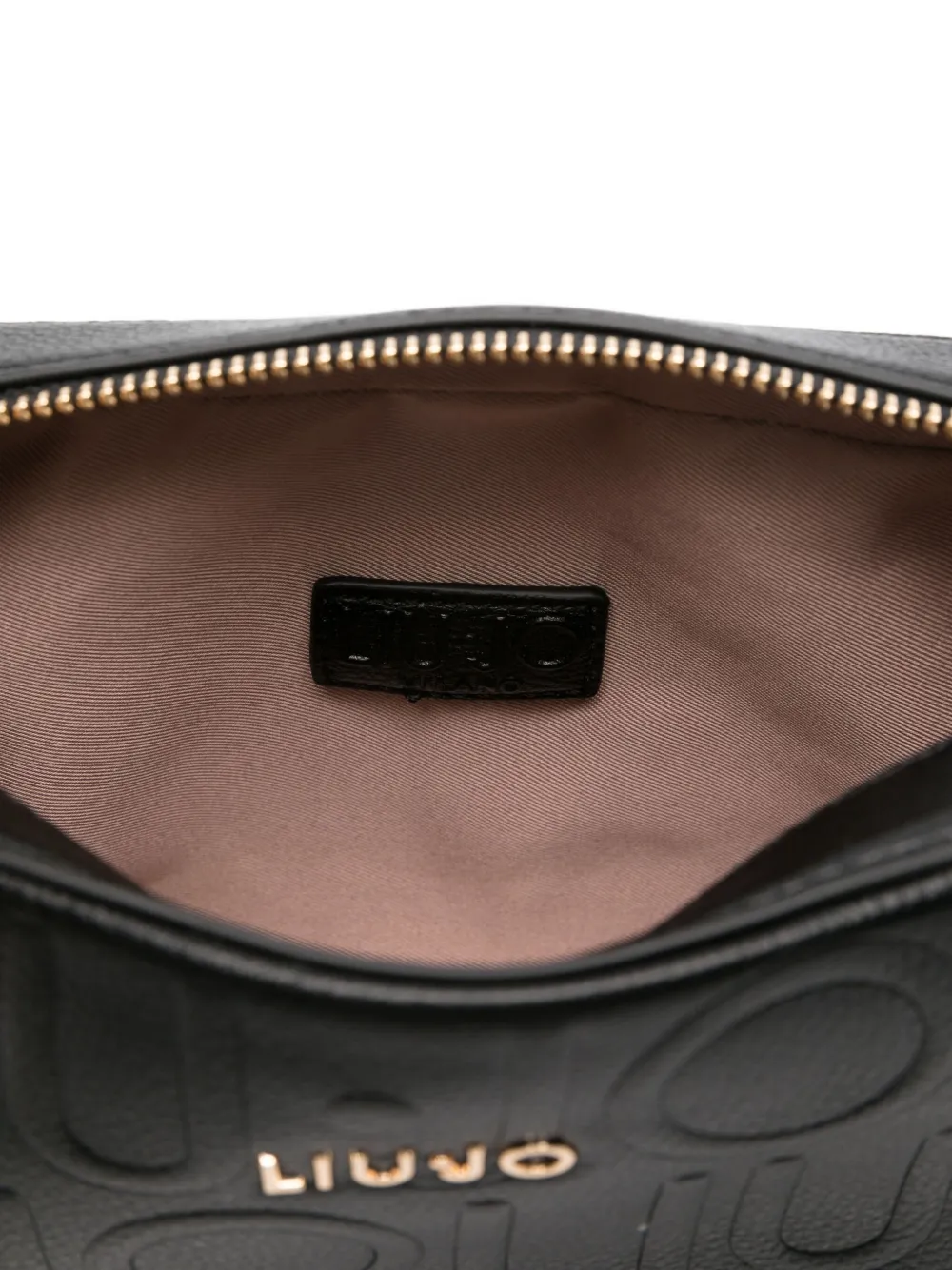 Liu •jo Logo-plaque Cross-body Bag In Black