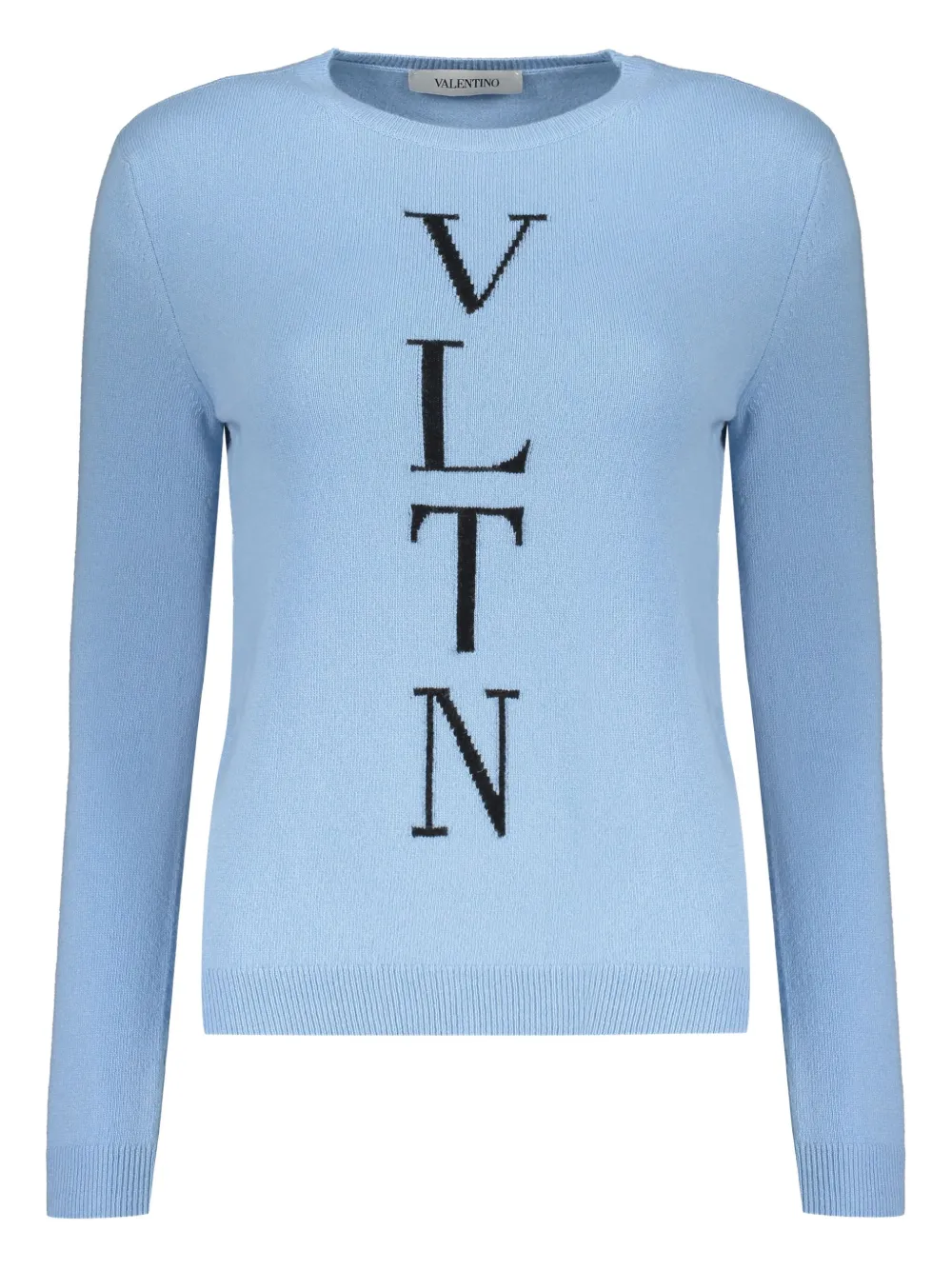 Valentino Garavani logo crew-neck sweater - Blue