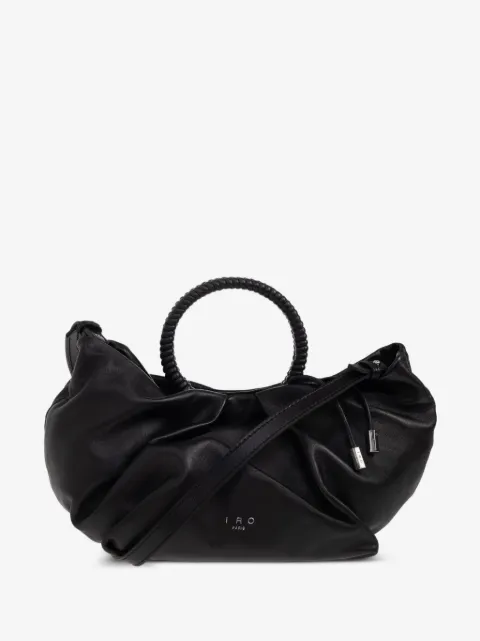 IRO sac à main Sun en cuir à design plissé