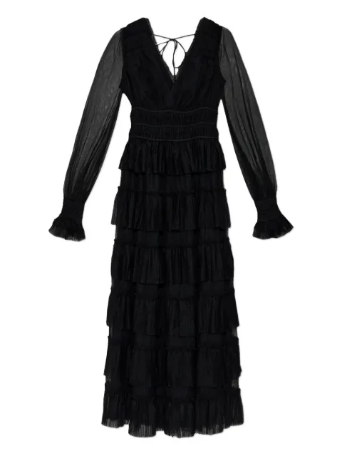 AllSaints tiered ruffle dress