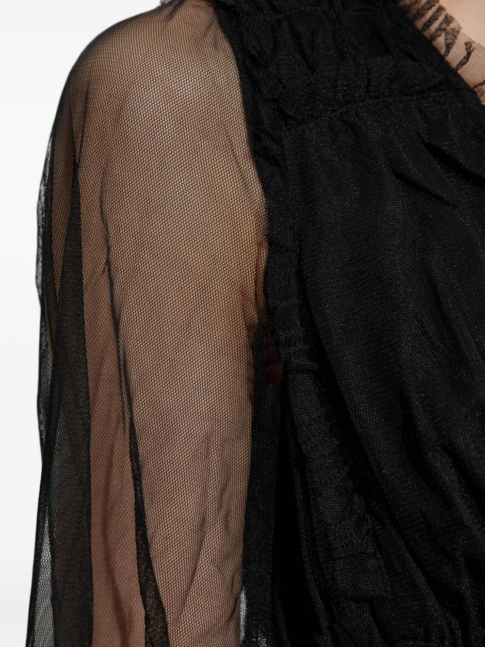 AllSaints Jurk met ruches Zwart