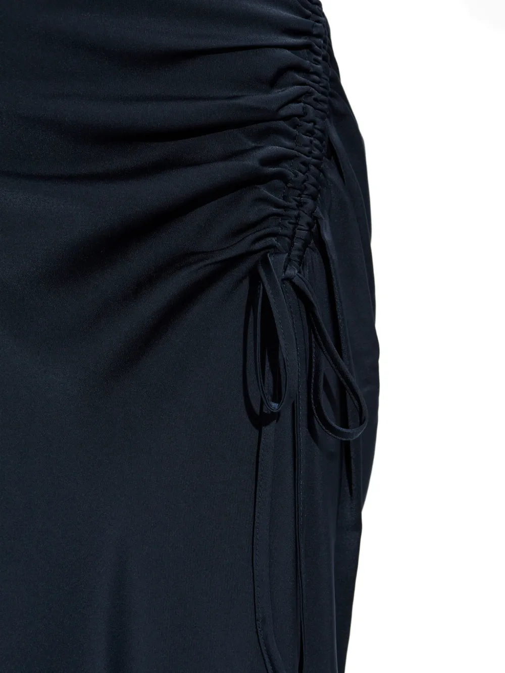 AllSaints Rok met trekkoord en uitgesneden details Blauw