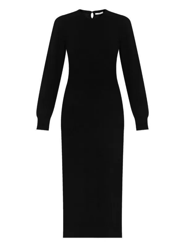 Givenchy Knit Midi Dress - Black