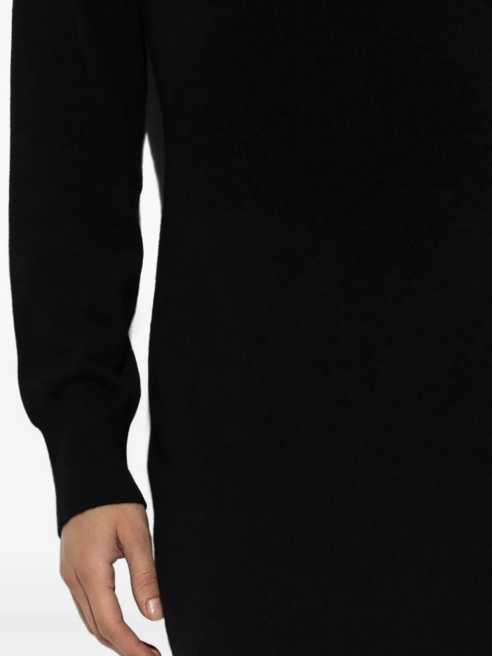 Givenchy Gebreide midi-jurk Zwart