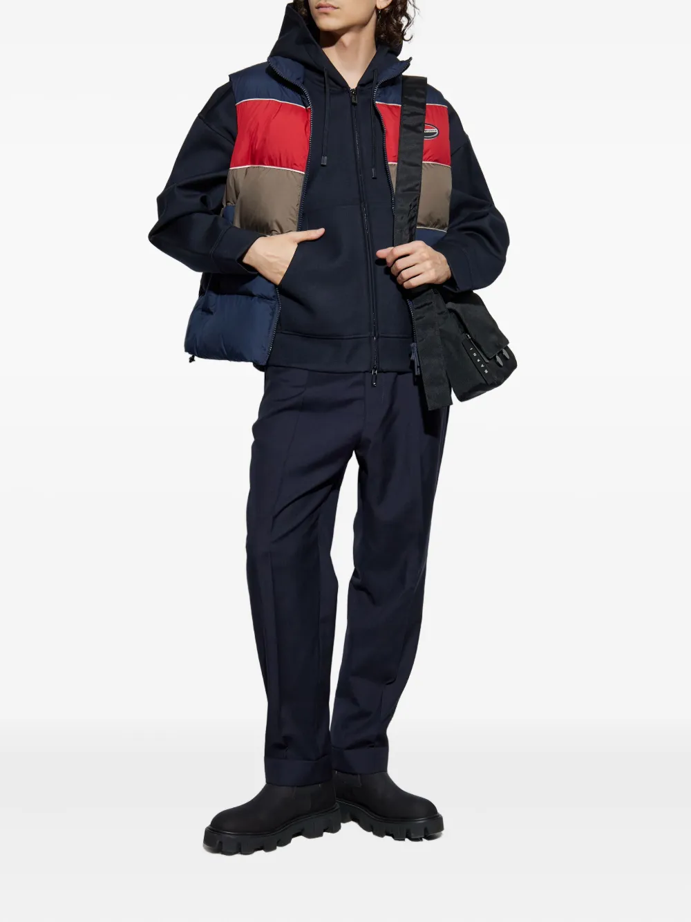 Emporio Armani logo-print zip-up hoodie | Hoodies | Image 2
