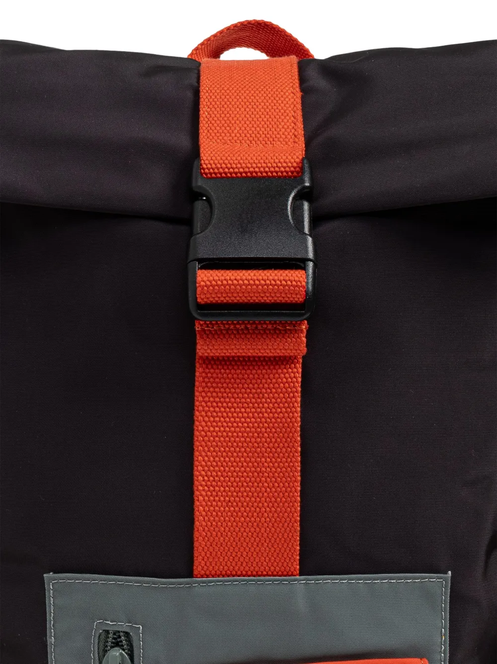 Stella McCartney Kids Rugzak met gesp en gerolde bovenkant Zwart