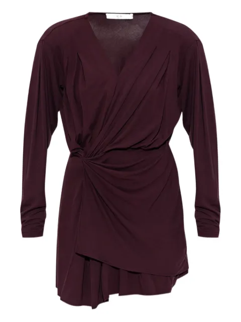 IRO twisted v-neck mini dress