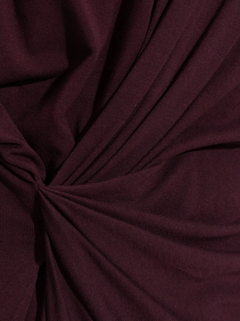 IRO Mini-jurk met V-hals en gedraaid detail Rood