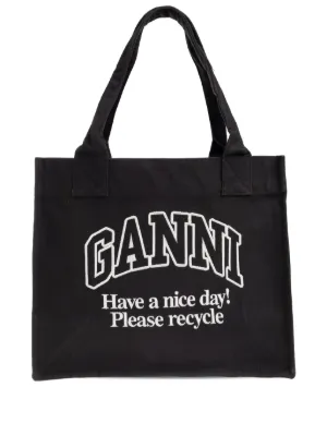 GANNI Puppy ハンドバッグ | ブラック | FARFETCH JP