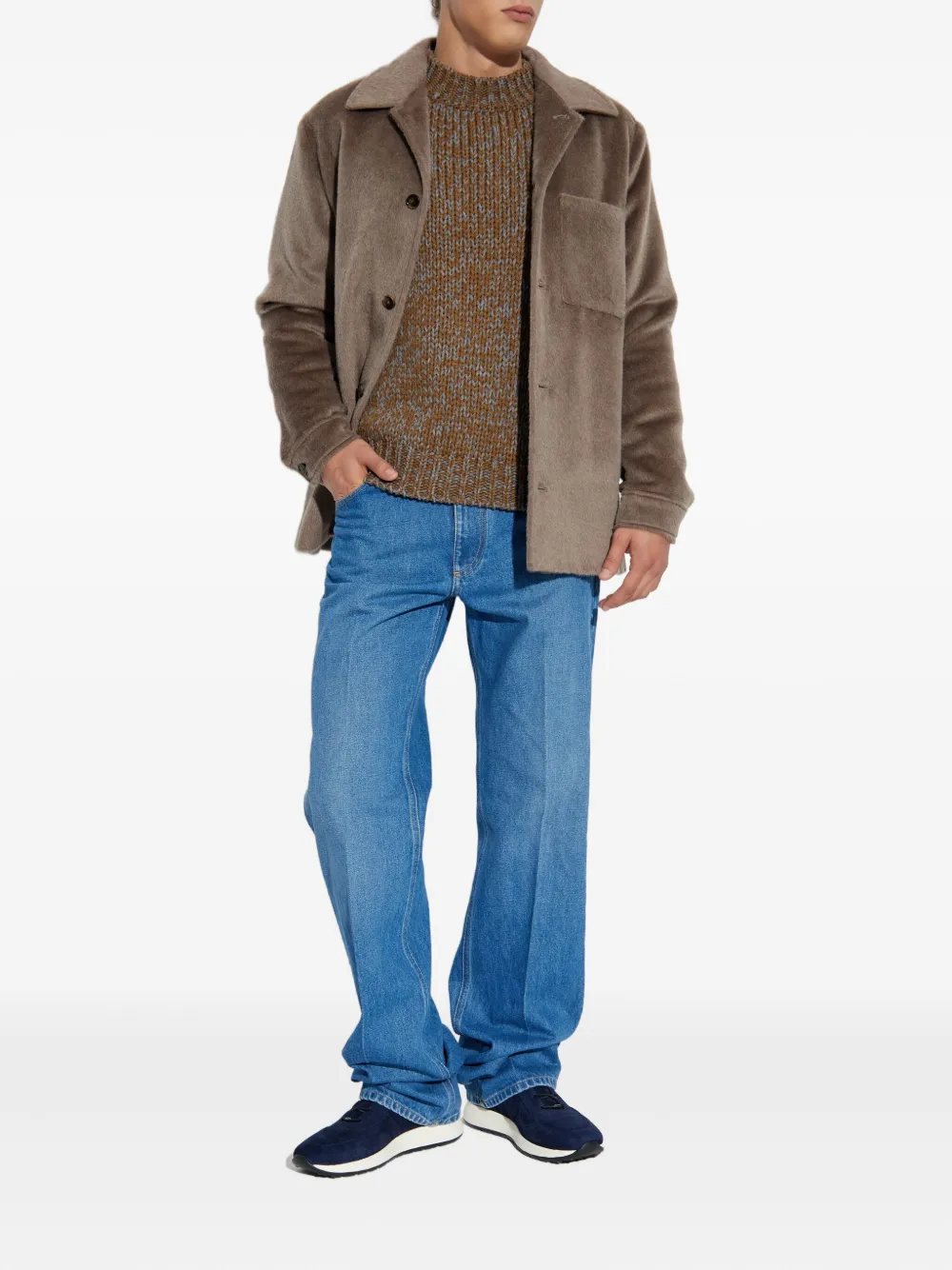 Tod's high-neck sweater - Bruin
