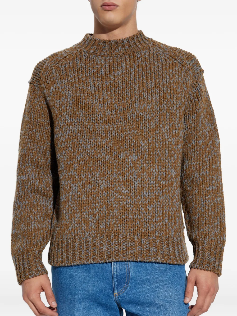 Tod's Tods Wool-blend Jumper In Brown
