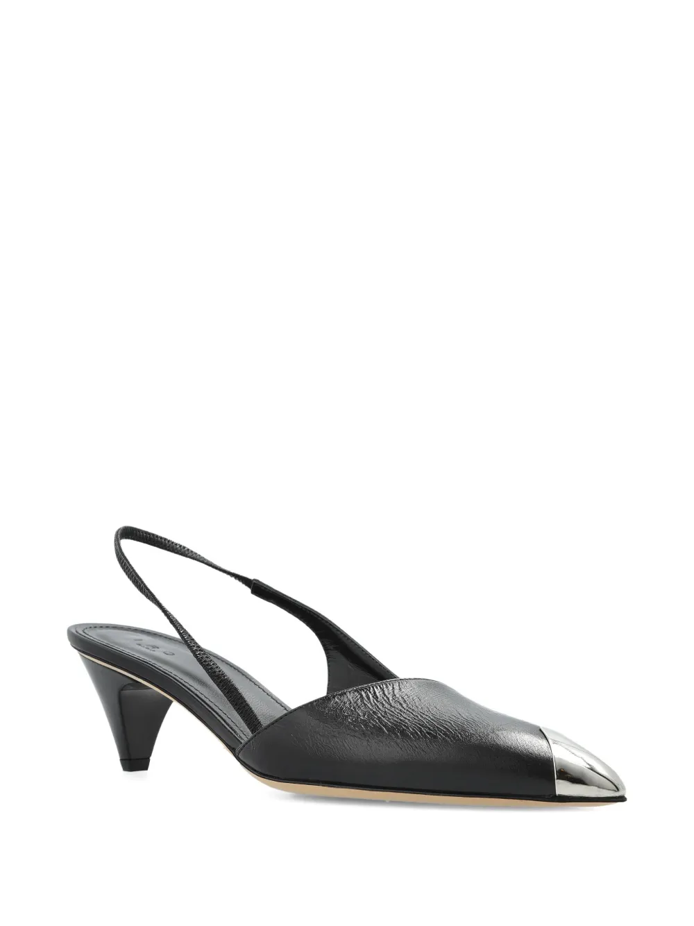 IRO 60mm Stargey slingback metallic-toe pumps | Heeled Pumps | Image 2