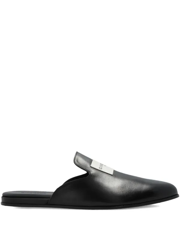 Givenchy レザーミュール | ブラック | FARFETCH JP