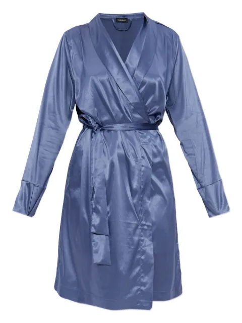 Emporio Armani log-sleeves wrap robe