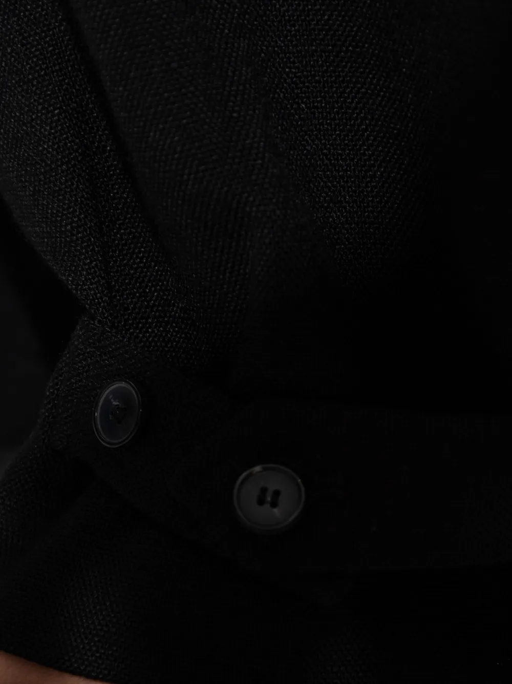 Iro Pleated Button-fastening Trousers In Black