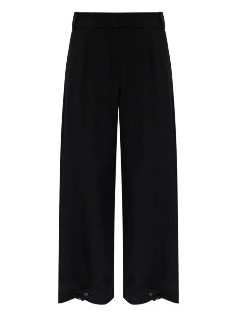 IRO pleated button-fastening trousers