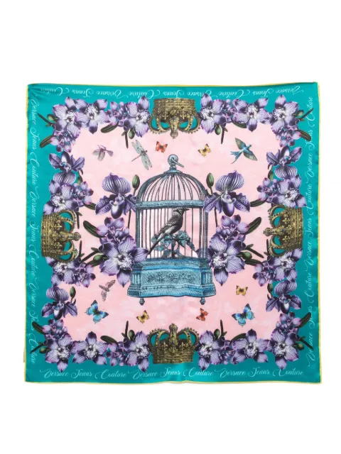 Versace Jeans Couture graphic-print scarf
