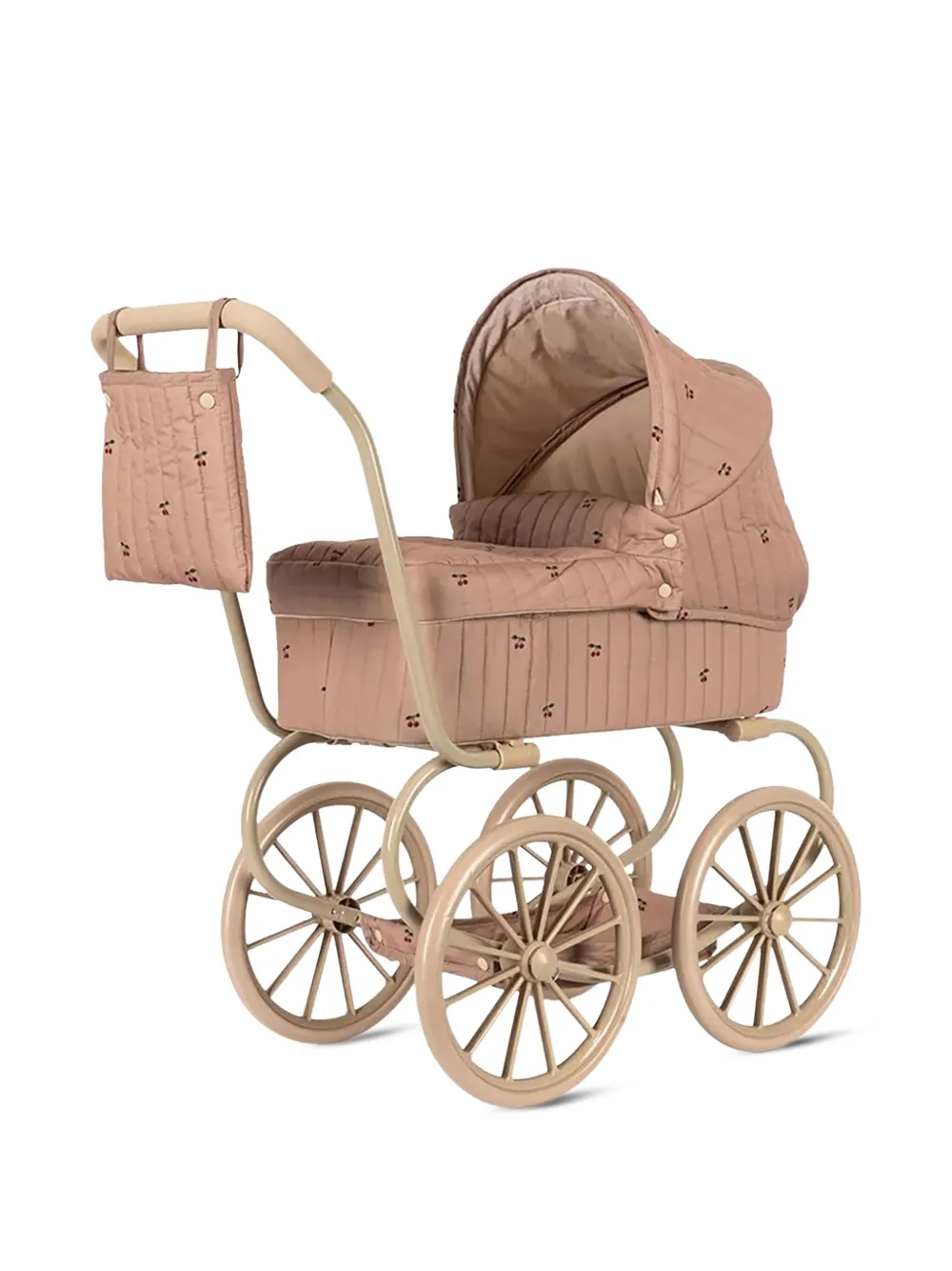 Konges Sløjd cherry-print quilted doll carriage | Image 2