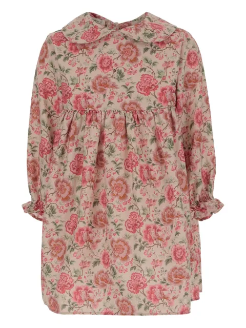 Babe And Tess floral-print round-collar dress