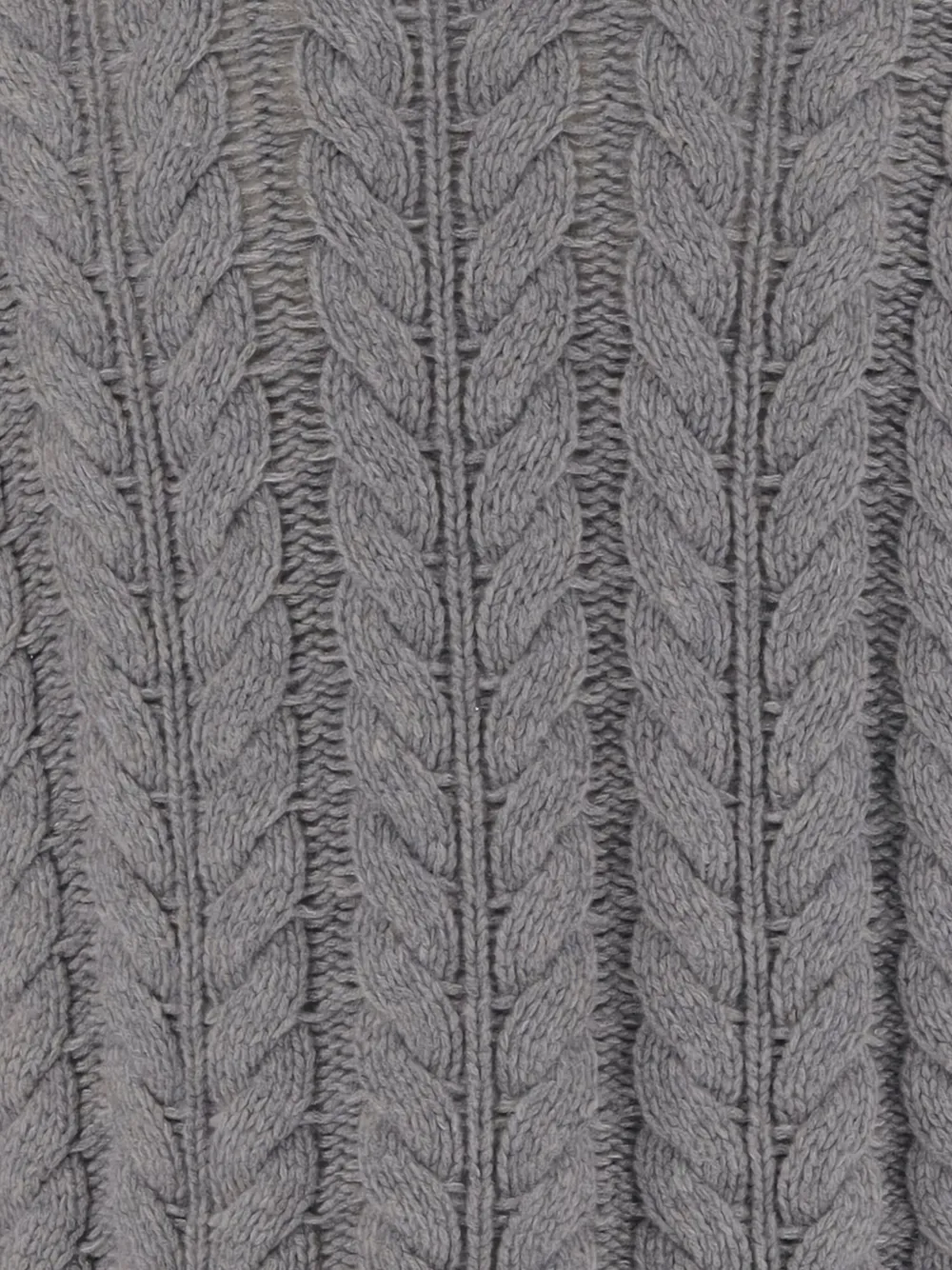  Oliver Lattughi Cable-knit Crew-neck Sweater - Grey 