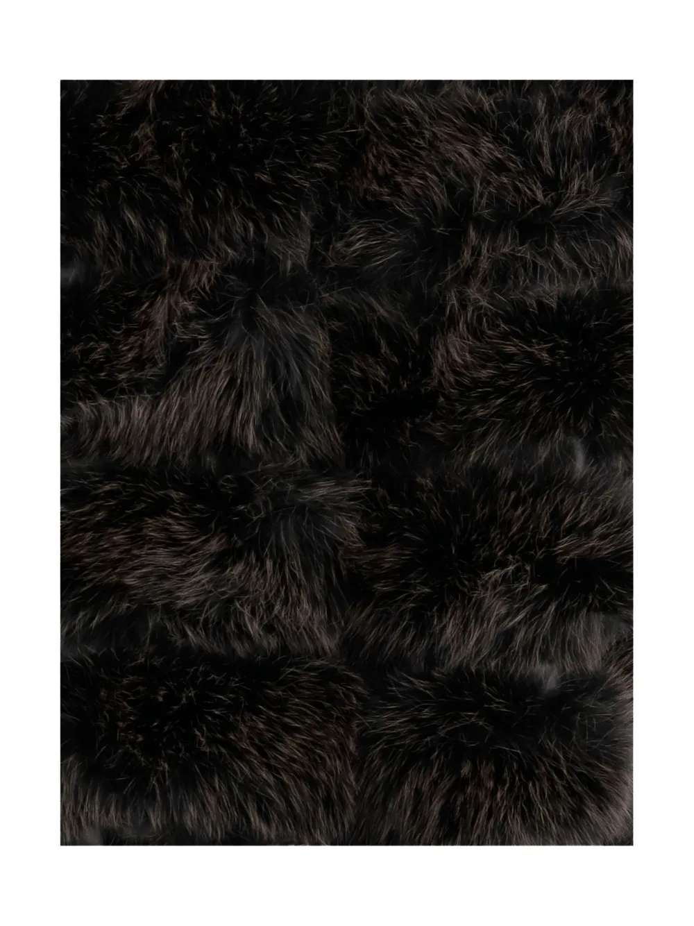 Uncommon Faux-fur Panelled Coat In Brown