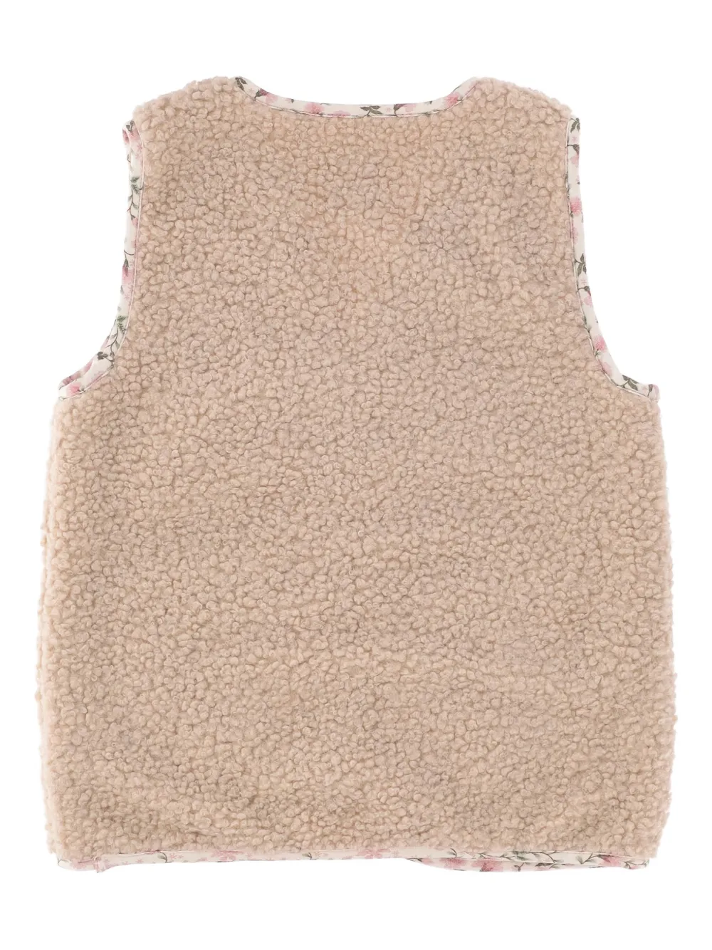 Babe And Tess floral-lined fleece vest | Girls Waistcoats & Gilets | Image 2