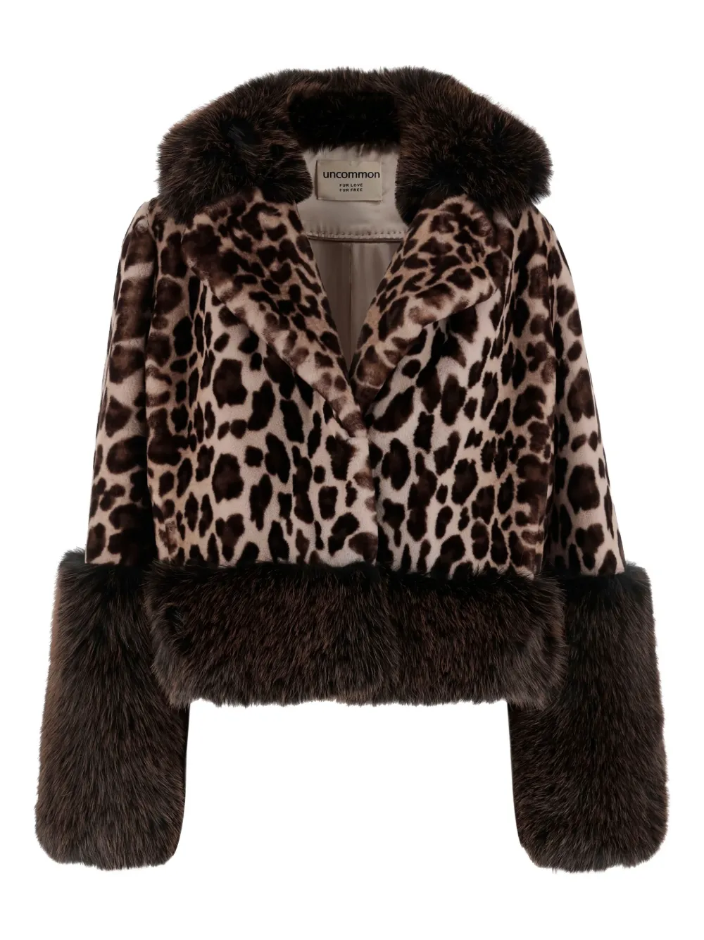 Uncommon Leopard-print Jacket In Brown