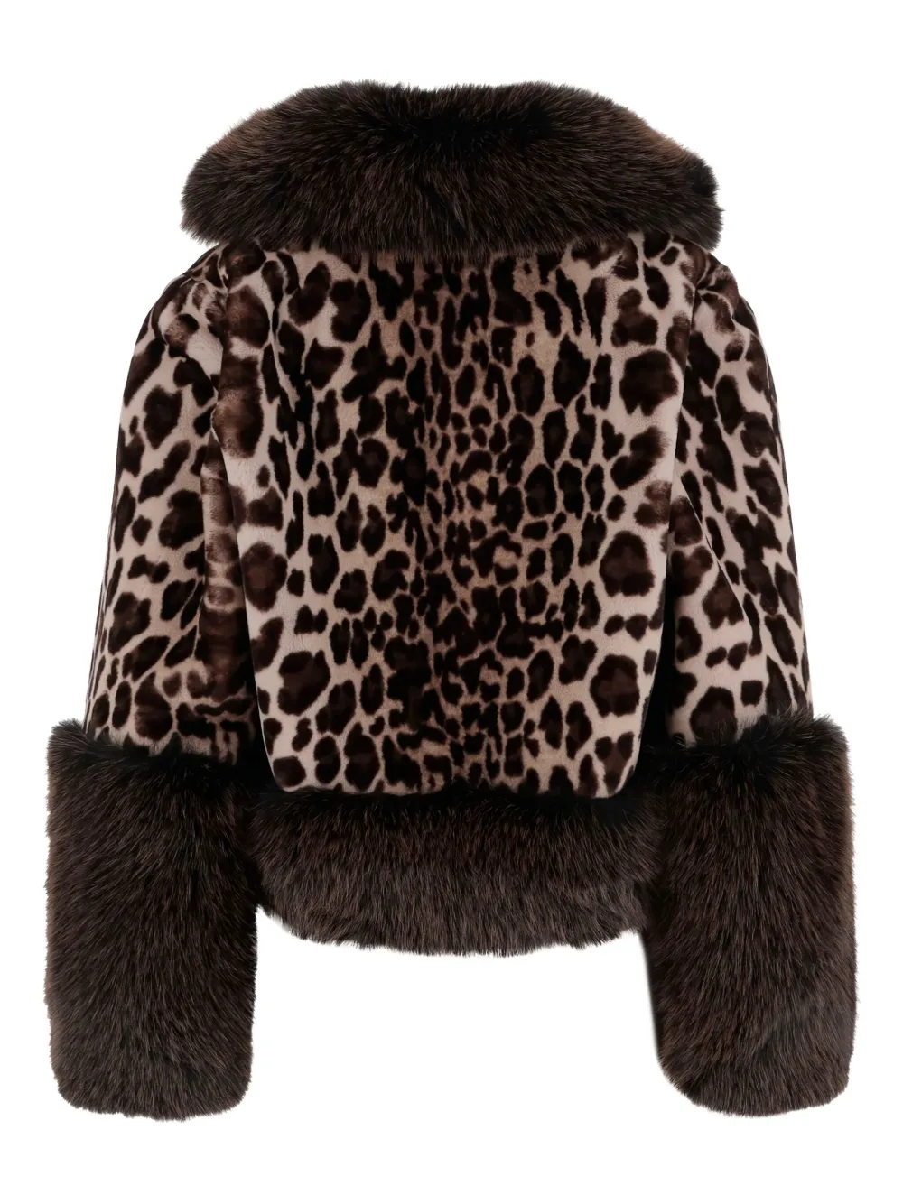 Uncommon Leopard-print Jacket In Brown