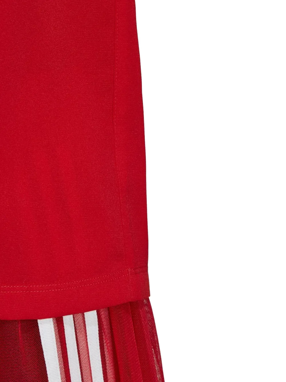 Adidas Originals Stadium 3-stripes "red" T-shirt In Red