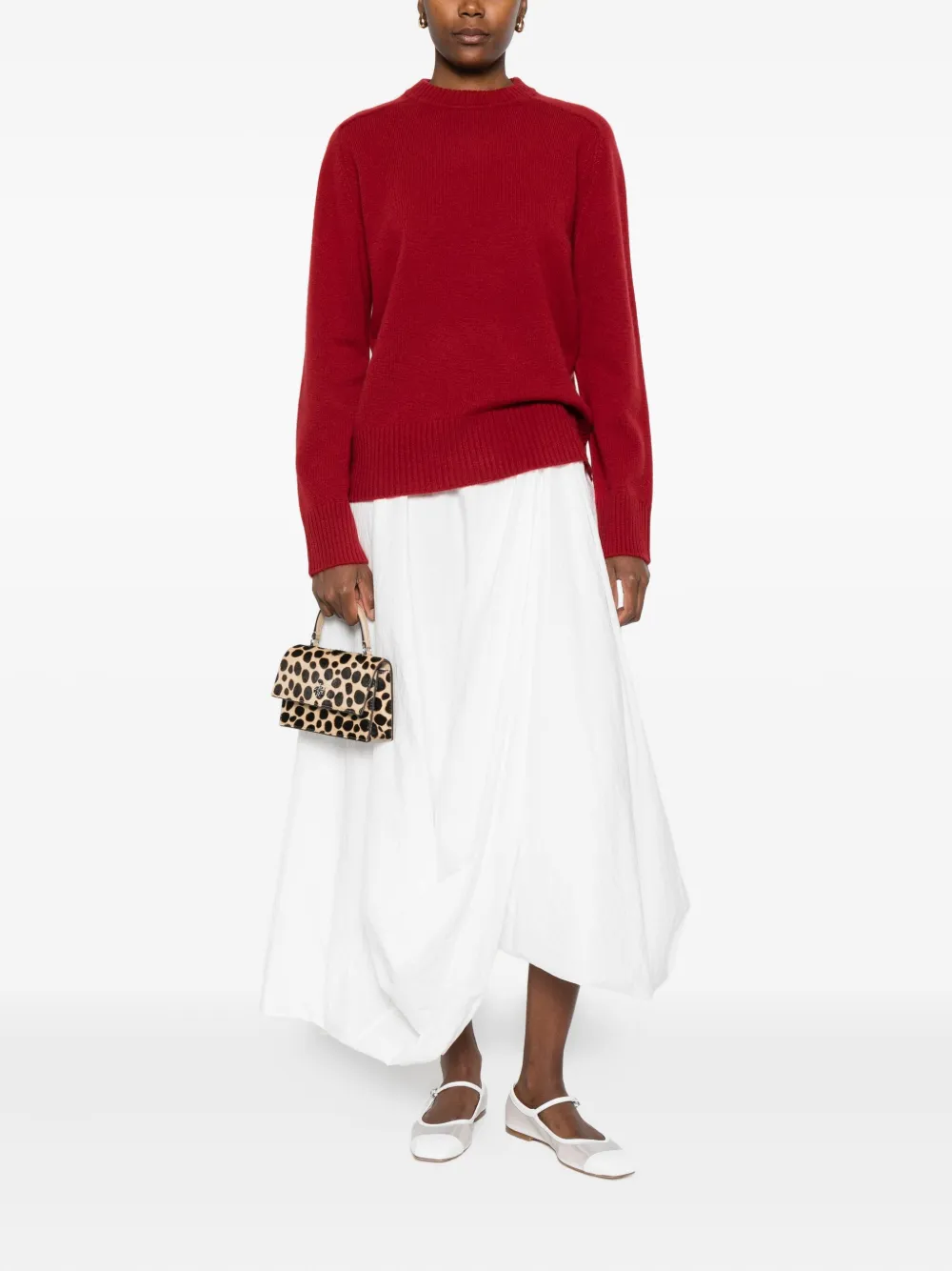 LouLou de Saison crew-neck cashmere sweater | Knitted Sweaters | Image 2