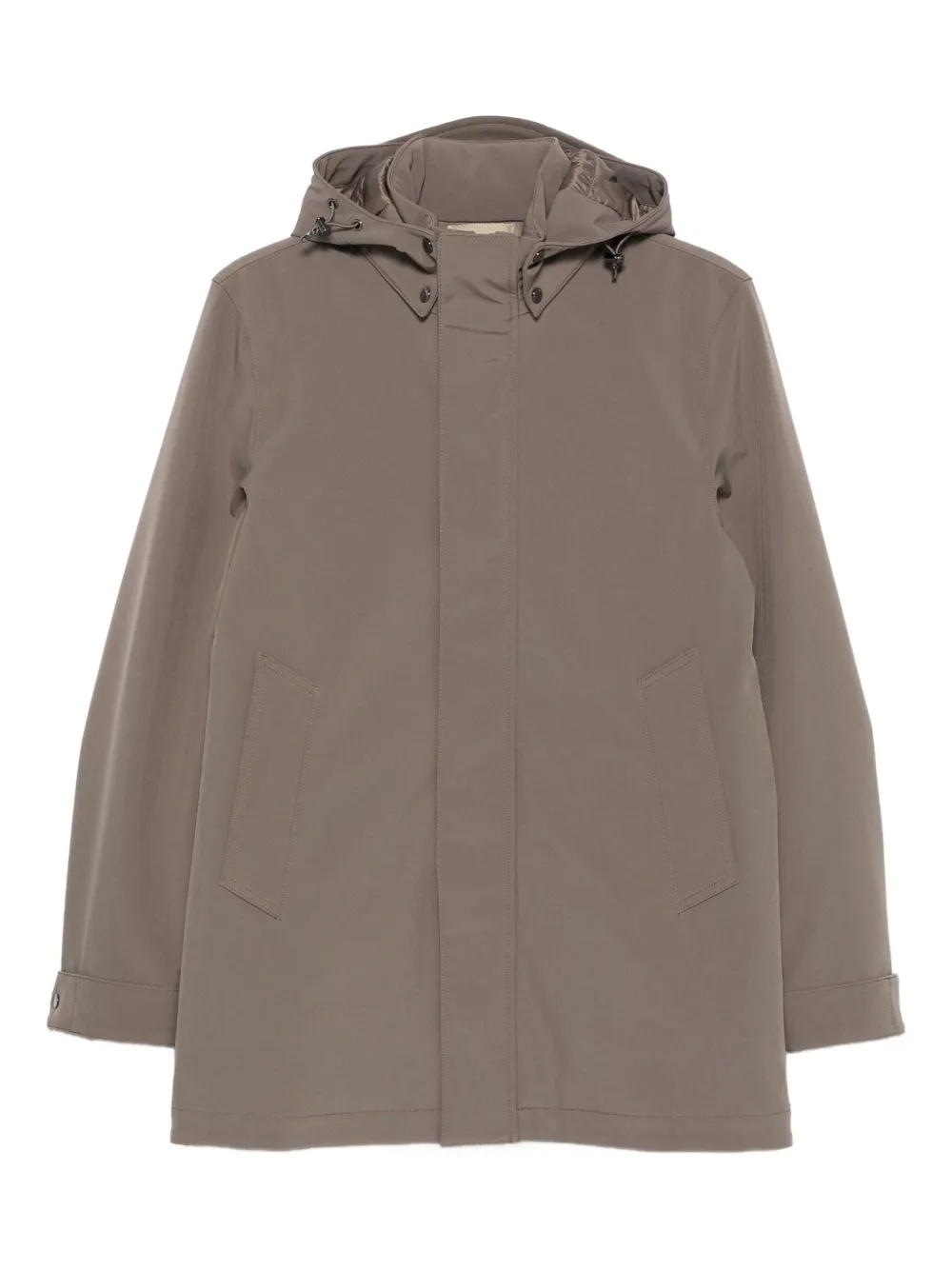 Woolrich hooded buttoned coat | Grey | Image 1
