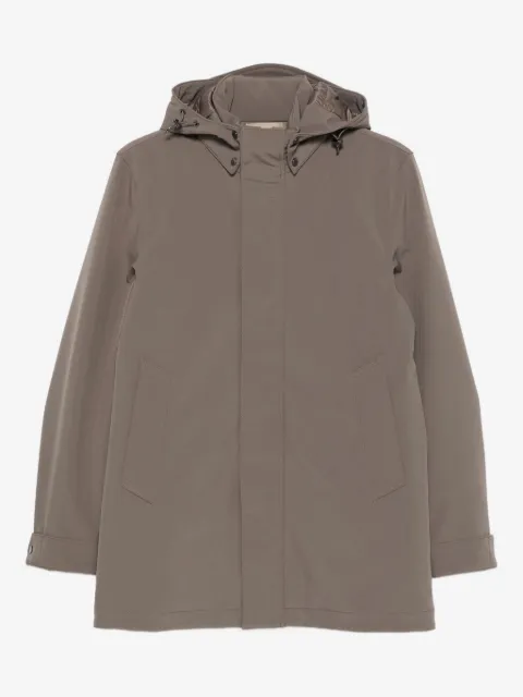 Woolrich hooded buttoned coat