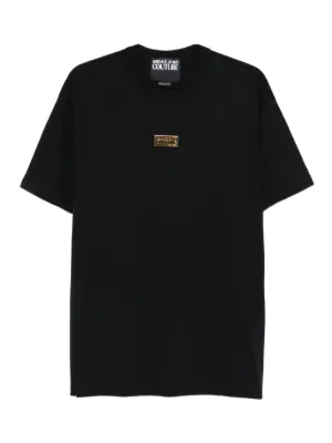 Versace Greca-trim T-shirt | Black | FARFETCH